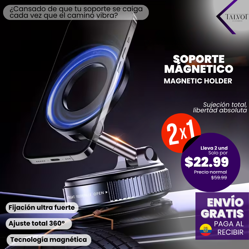 Soporte Magnético 360° para Celular